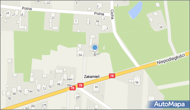 Przeczyce, 21 Stycznia, 62, mapa Przeczyce