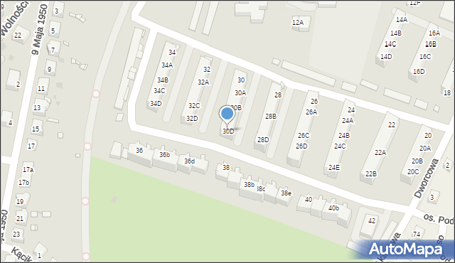 Kożuchów, 22 Lipca 1807, 30D, mapa Kożuchów