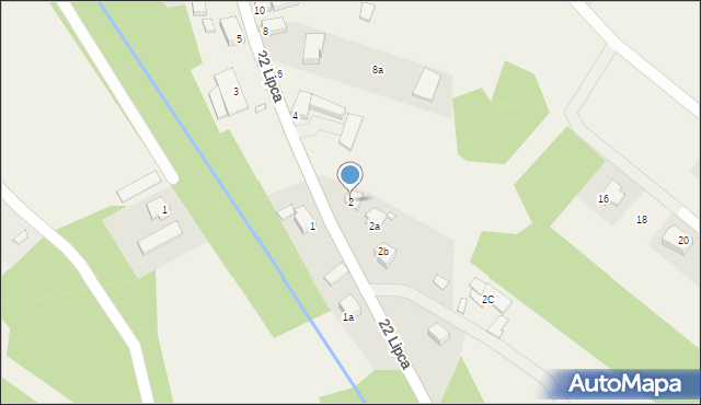 Kruklanki, 22 Lipca, 2, mapa Kruklanki