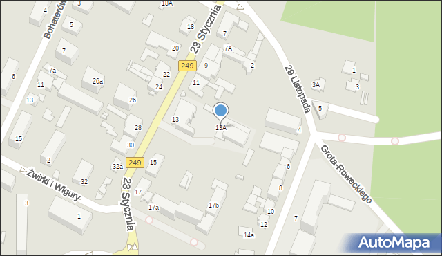 Solec Kujawski, 23 Stycznia, 13A, mapa Solec Kujawski