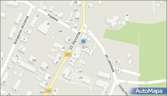 Solec Kujawski, 23 Stycznia, 7A, mapa Solec Kujawski