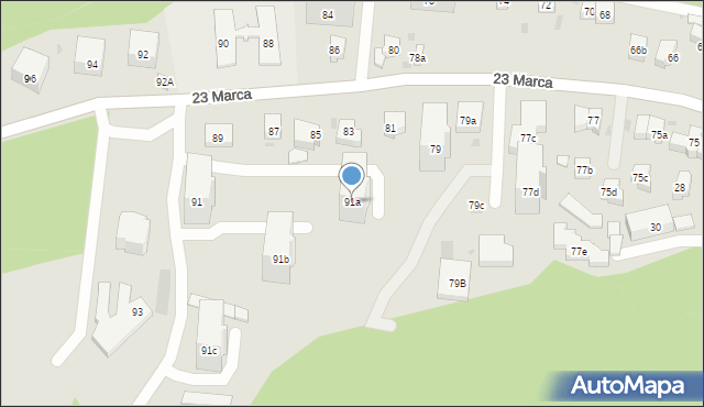 Sopot, 23 Marca, 91a, mapa Sopotu