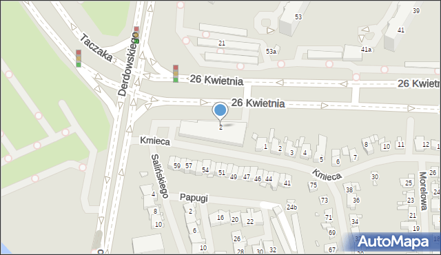 Szczecin, 26 Kwietnia, 2, mapa Szczecina