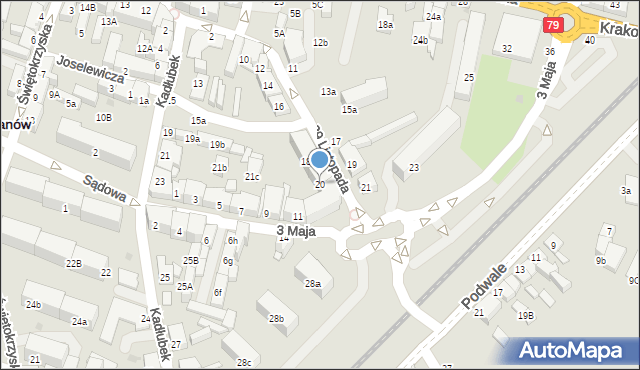 Chrzanów, 29 Listopada, 20, mapa Chrzanów