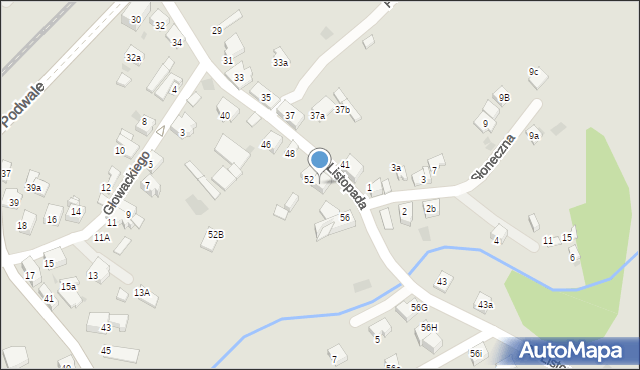 Chrzanów, 29 Listopada, 54, mapa Chrzanów