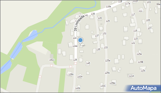 Łańcut, 29 Listopada, 141a, mapa Łańcut