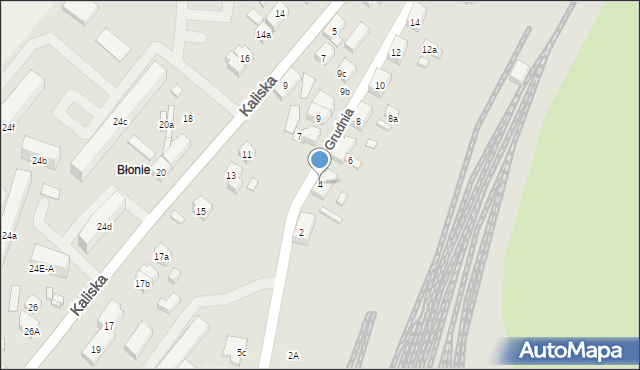 Nowe Skalmierzyce, 29 Grudnia, 4, mapa Nowe Skalmierzyce