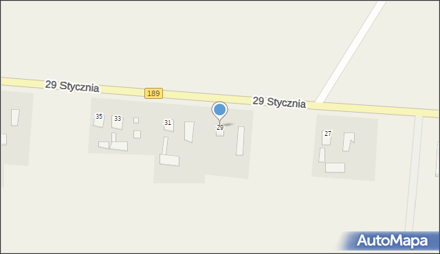 Sypniewo, 29 Stycznia, 29, mapa Sypniewo