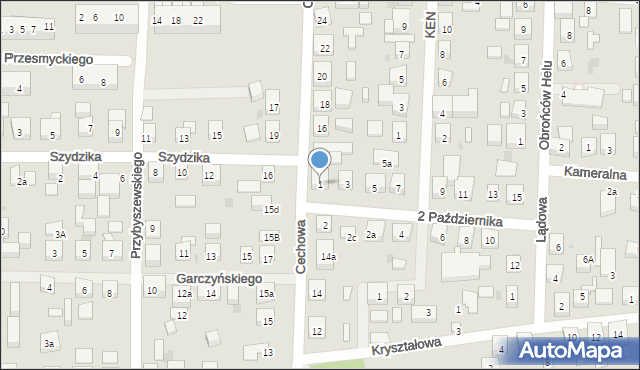 Bydgoszcz, 2 Października, 1, mapa Bydgoszczy