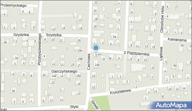 Bydgoszcz, 2 Października, 2, mapa Bydgoszczy