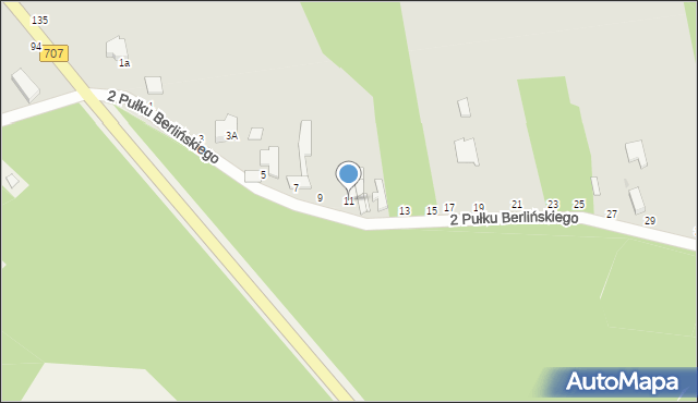 Skierniewice, 2 Pułku Berlińskiego, 11, mapa Skierniewic