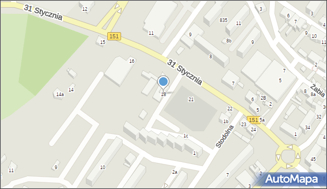 Barlinek, 31 Stycznia, 18, mapa Barlinek