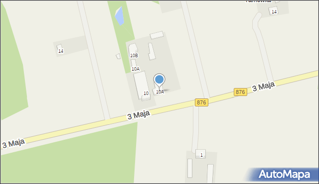 Borowiec, 3 Maja, 10A, mapa Borowiec