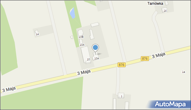 Borowiec, 3 Maja, 10B, mapa Borowiec