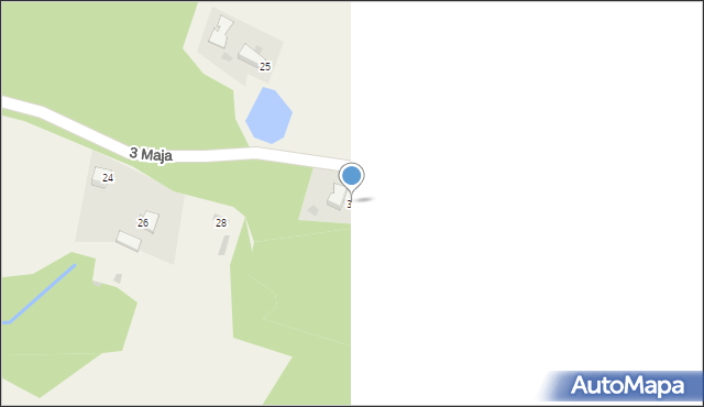 Gromnik, 3 Maja, 30, mapa Gromnik