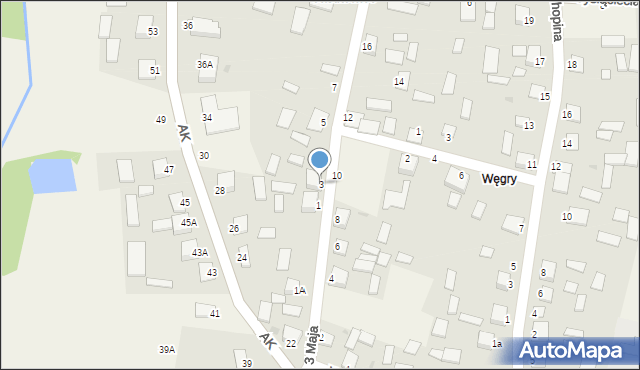 Jastkowice, 3 Maja, 3, mapa Jastkowice