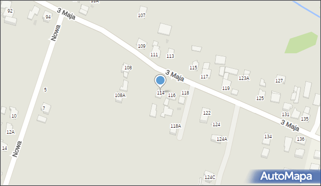 Jastrzębie-Zdrój, 3 Maja, 114, mapa Jastrzębie-Zdrój