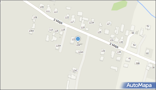 Jastrzębie-Zdrój, 3 Maja, 124, mapa Jastrzębie-Zdrój