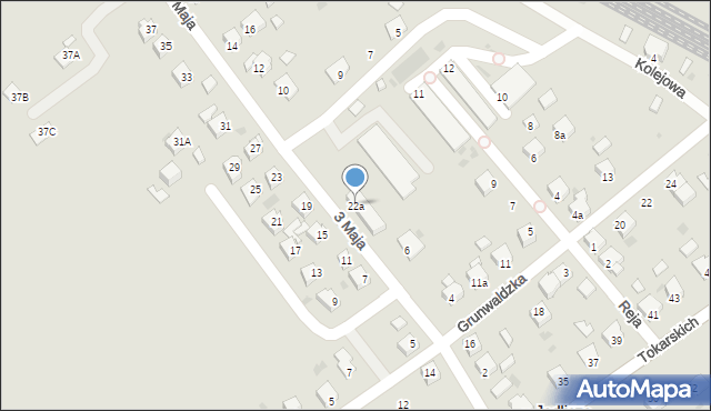 Jedlicze, 3 Maja, 22a, mapa Jedlicze