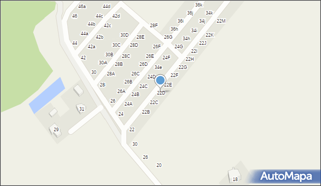 Kłodawa, 3 Maja, 22D, mapa Kłodawa