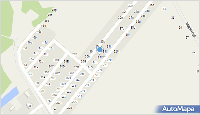 Kłodawa, 3 Maja, 34i, mapa Kłodawa