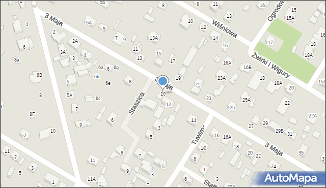 Kobyłka, 3 Maja, 10, mapa Kobyłka