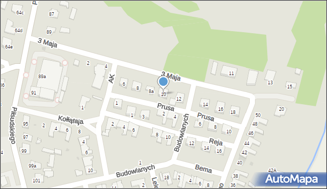 Kolbuszowa, 3 Maja, 10, mapa Kolbuszowa