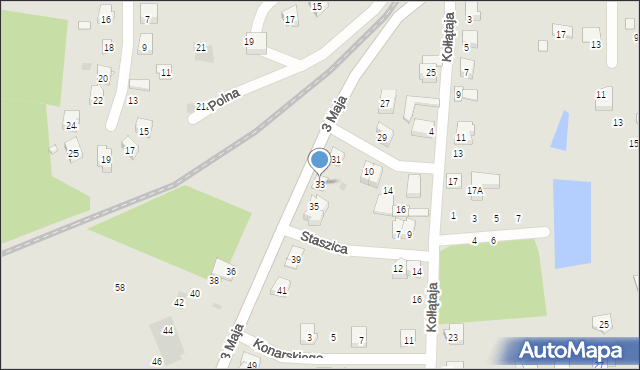 Lidzbark, 3 Maja, 33, mapa Lidzbark