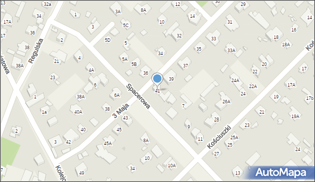 Michałowice, 3 Maja, 41, mapa Michałowice