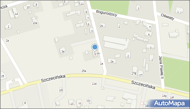 Morzyczyn, 3 Maja, 1, mapa Morzyczyn