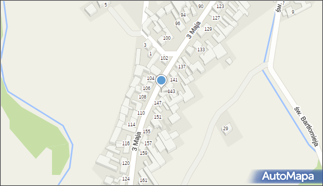 Niedzica, 3 Maja, 145, mapa Niedzica