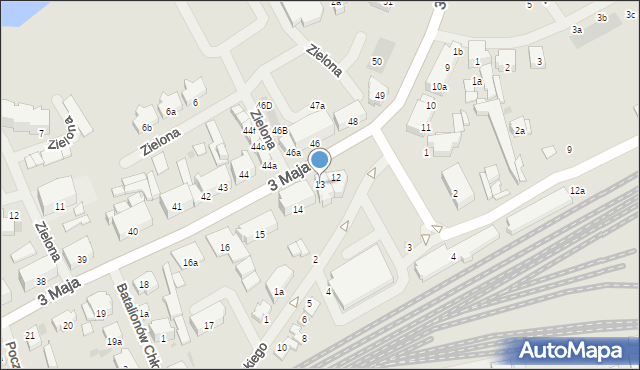 Nowogard, 3 Maja, 13, mapa Nowogard