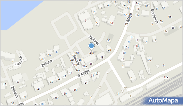 Nowogard, 3 Maja, 47a, mapa Nowogard