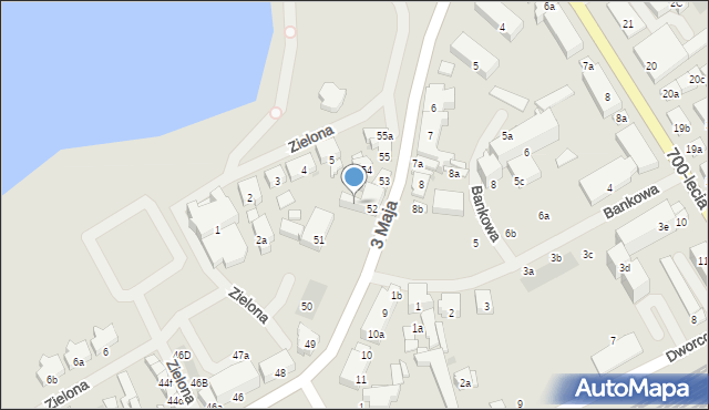 Nowogard, 3 Maja, 52c, mapa Nowogard