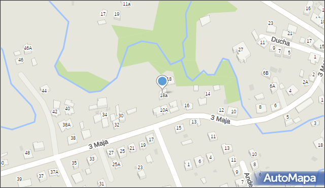 Pilzno, 3 Maja, 20C, mapa Pilzno