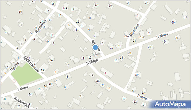 Piszczac, 3 Maja, 17, mapa Piszczac