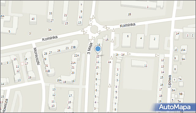 Polkowice, 3 Maja, 12, mapa Polkowice