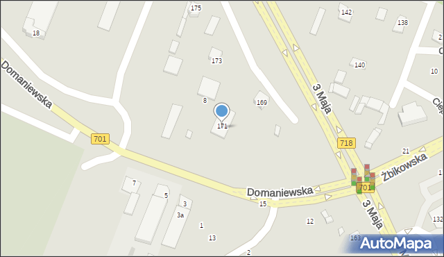 Pruszków, 3 Maja, 171, mapa Pruszków