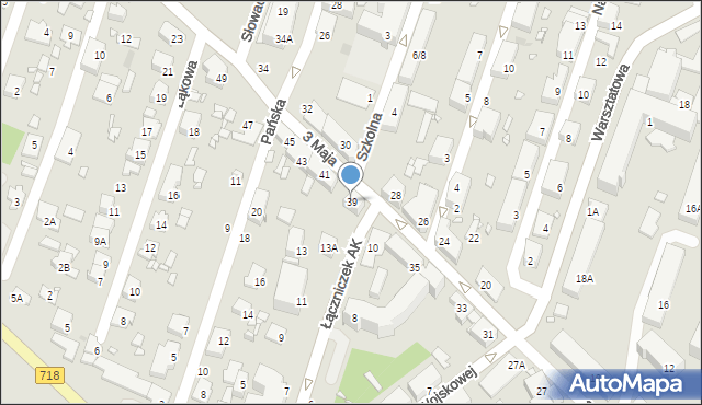 Pruszków, 3 Maja, 39, mapa Pruszków