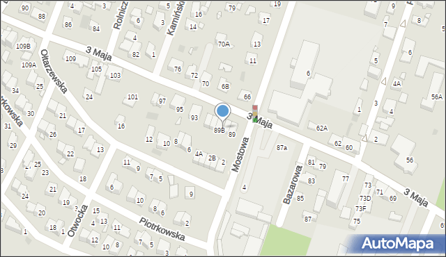 Pruszków, 3 Maja, 89B/2, mapa Pruszków