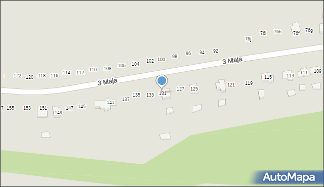 Przecław, 3 Maja, 131, mapa Przecław