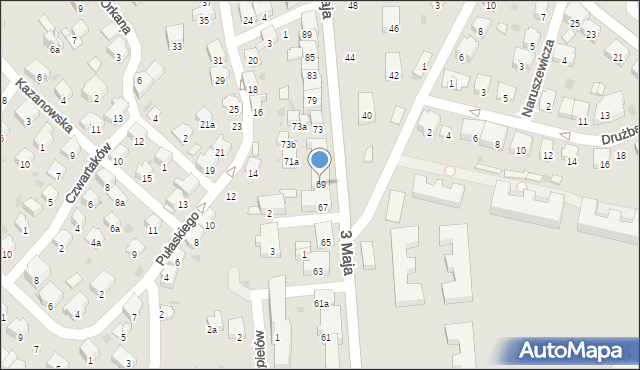 Przemyśl, 3 Maja, 69, mapa Przemyśla