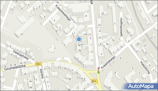 Przemyśl, 3 Maja, 7a, mapa Przemyśla