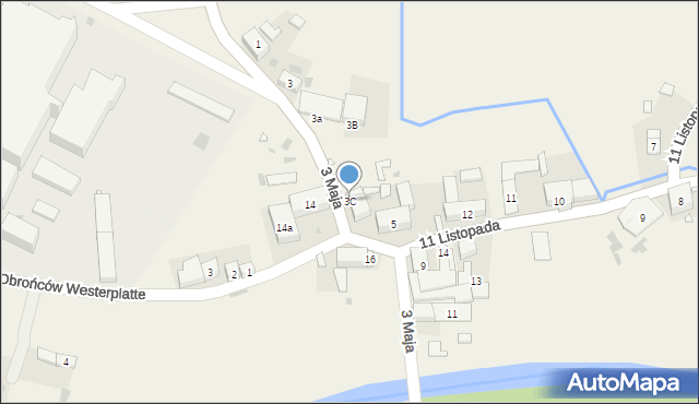 Ścinawka Średnia, 3 Maja, 3C, mapa Ścinawka Średnia