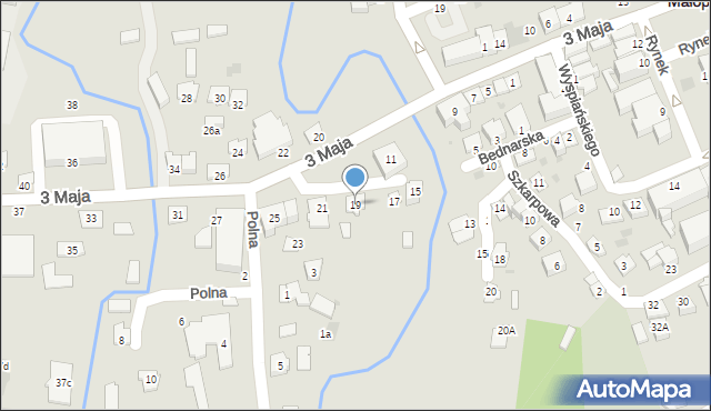 Sędziszów Małopolski, 3 Maja, 19, mapa Sędziszów Małopolski