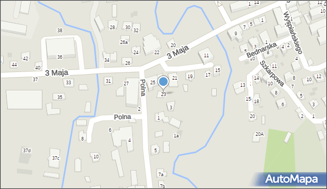 Sędziszów Małopolski, 3 Maja, 23, mapa Sędziszów Małopolski
