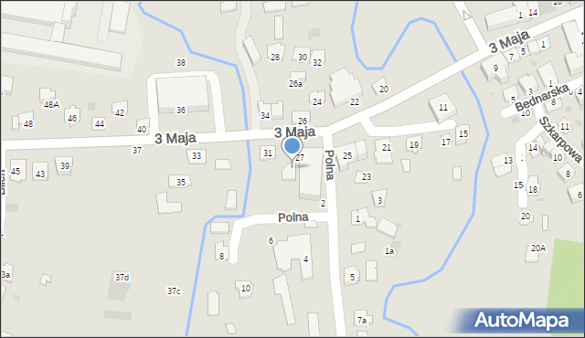 Sędziszów Małopolski, 3 Maja, 29, mapa Sędziszów Małopolski