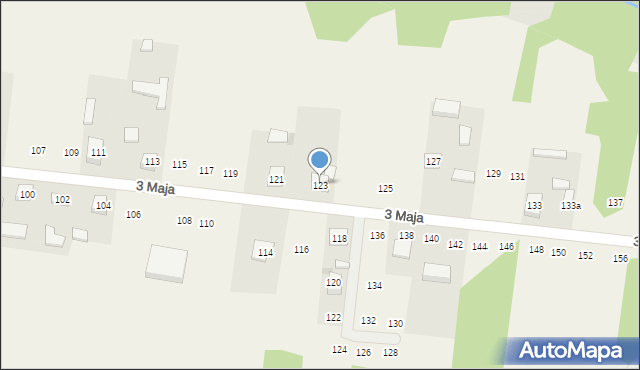 Siedlec Duży, 3 Maja, 123, mapa Siedlec Duży