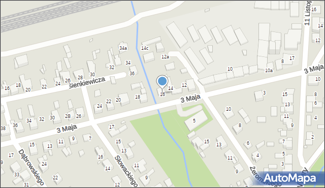 Siewierz, 3 Maja, 16, mapa Siewierz