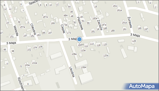Skarżysko-Kamienna, 3 Maja, 110, mapa Skarżysko-Kamienna